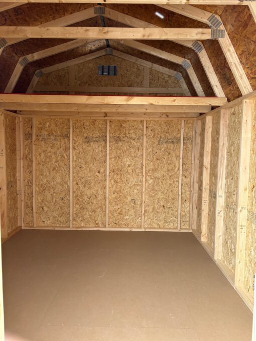 10'x12' Economy High Barn Wood Shed
