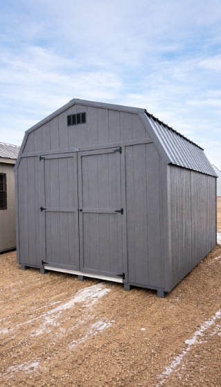 10'x12' Economy High Barn Wood Shed