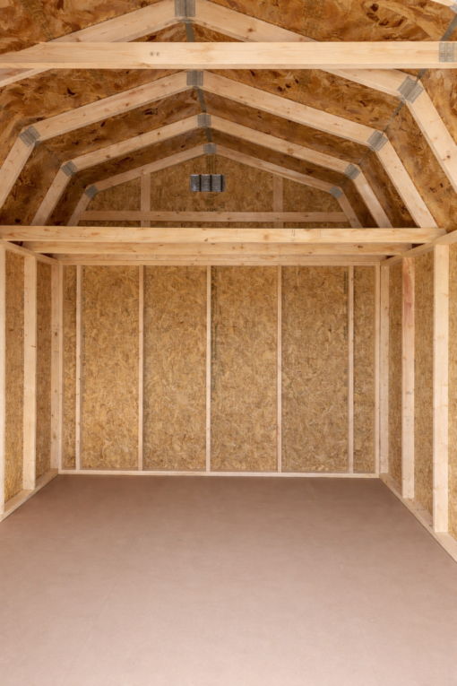 10'x12' Economy High Barn Wood Shed
