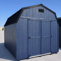 10'x12' Economy High Barn Wood Shed