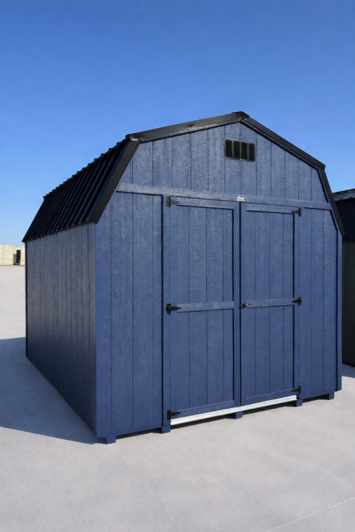 10'x12' Economy High Barn Wood Shed