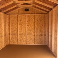 10'x12' Economy Ranch Gable Wood Shed