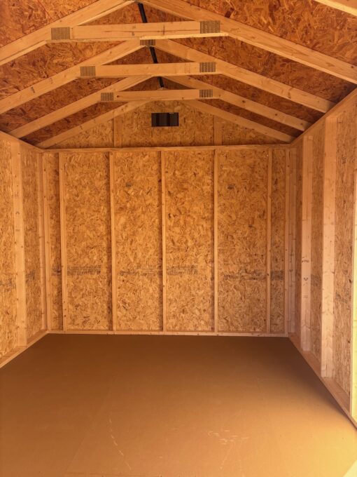 10'x12' Economy Ranch Gable Wood Shed
