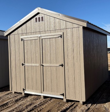 10'x12' Economy Ranch Gable Wood Shed