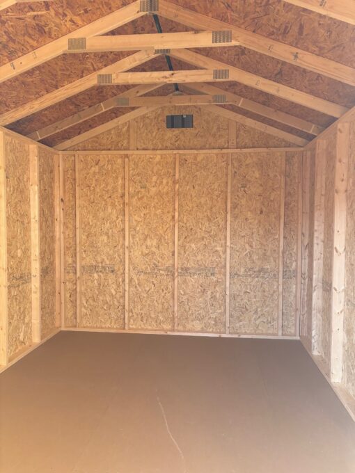 10'x12' Economy Ranch Gable Wood Shed