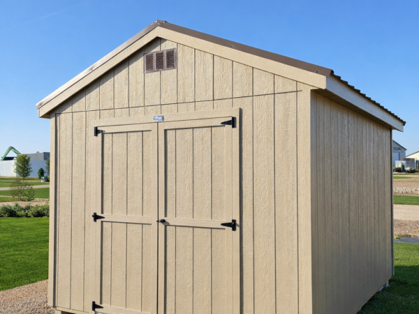 10'x12' Economy Ranch Gable Wood Shed