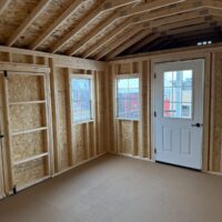 12'x24' Ranch Gable Wood Panel Porch