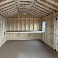 12'x24' Ranch Gable Wood Panel Porch