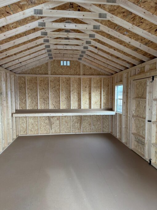 12'x24' Ranch Gable Wood Panel Porch