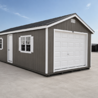 14'x32' Ranch Gable Wood Panel Garage-STATE FAIR-SOLD