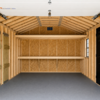 12'x20' Ranch Gable Wood Panel Garage-STATE FAIR-SOLD