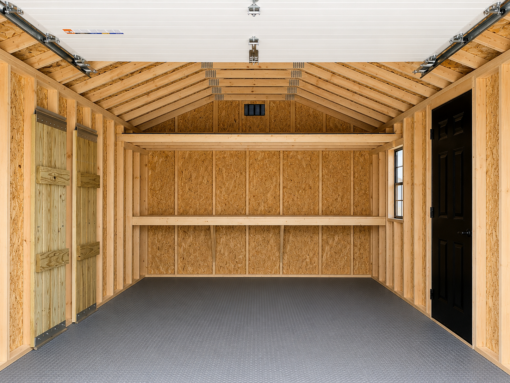 12'x20' Ranch Gable Wood Panel Garage-STATE FAIR-SOLD