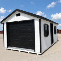 12'x20' Ranch Gable Wood Panel Garage-STATE FAIR-SOLD