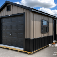12'x24' Ranch Gable Metal Garage-STATE FAIR-SOLD
