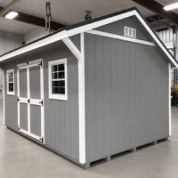 10'x16' Quaker Gable Wood Panel Shed-STATE FAIR-SOLD