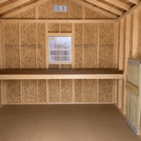10'x12' Ranch Gable Wood Panel Shed-STATE FAIR-SOLD