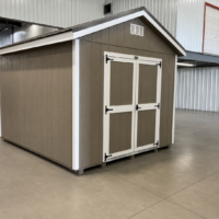 10'x12' Ranch Gable Wood Panel Shed-STATE FAIR-SOLD