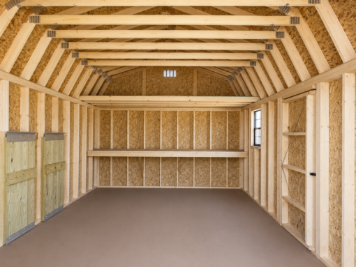 12'x20' High Barn Wood Panel Shed-STATE FAIR-SOLD