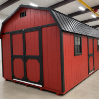 12'x20' High Barn Wood Panel Shed-STATE FAIR-SOLD