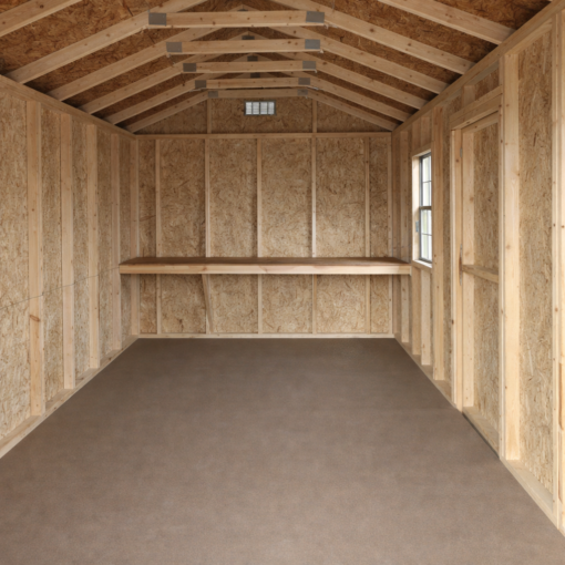 10'x20' Economy Ranch Gable Wood Shed