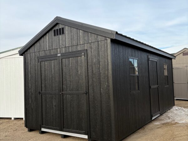 10'x20' Economy Ranch Gable Wood Shed