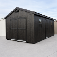 10'x20' Economy Ranch Gable Wood Shed