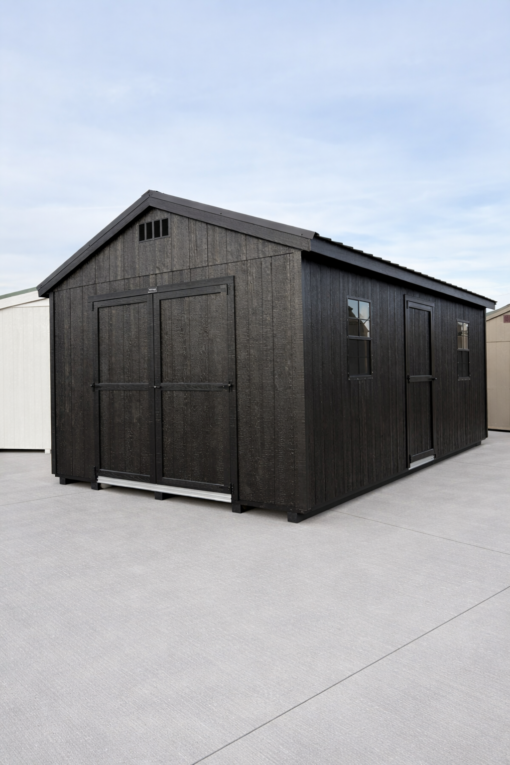 10'x20' Economy Ranch Gable Wood Shed