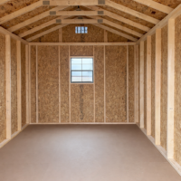 10'x16' Economy Ranch Gable Wood Shed