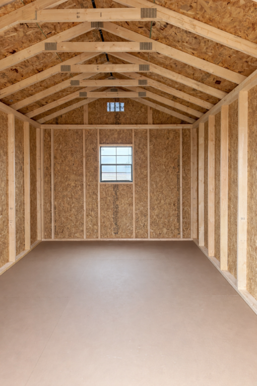 10'x16' Economy Ranch Gable Wood Shed