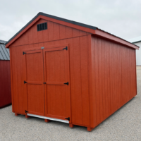 10'x16' Economy Ranch Gable Wood Shed