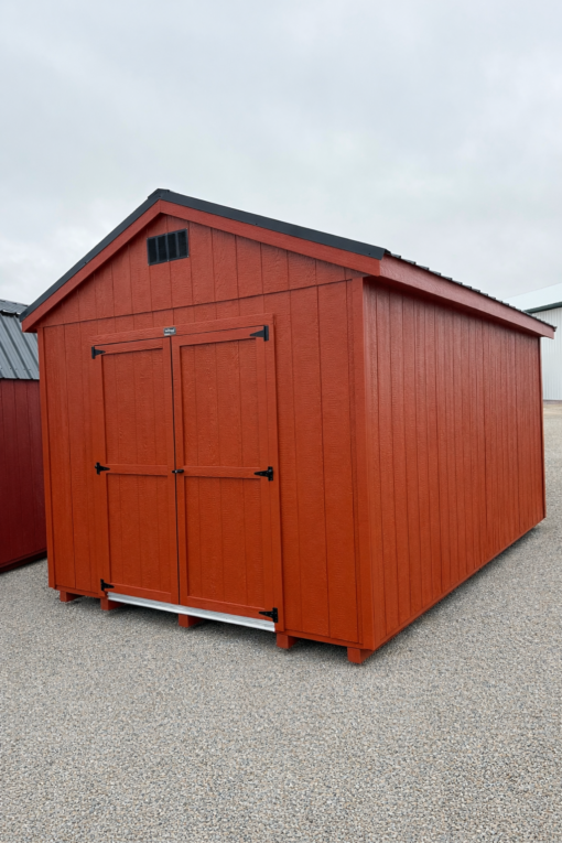 10'x16' Economy Ranch Gable Wood Shed