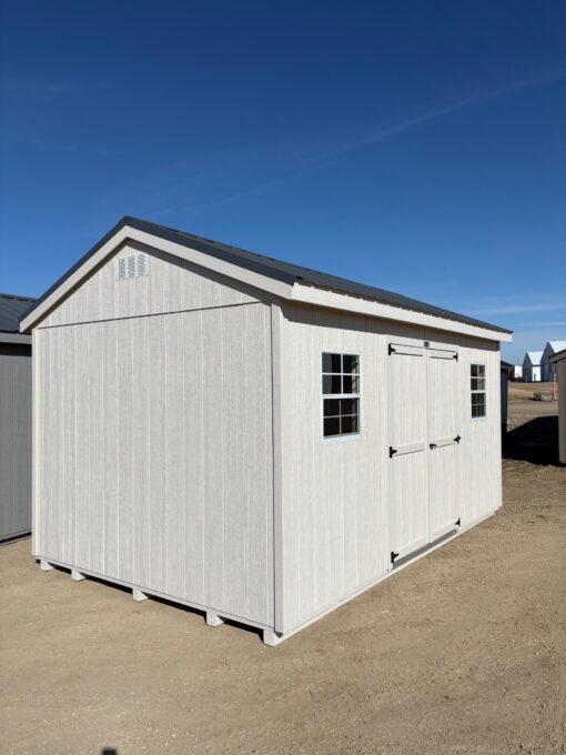 10'x16' Economy Ranch Gable Wood Shed