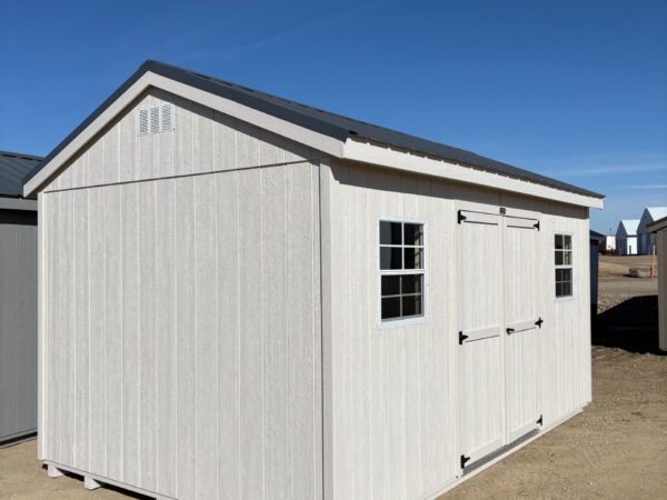 10'x16' Economy Ranch Gable Wood Shed
