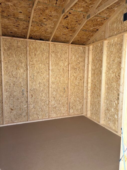 10'x12' Economy Ranch Gable Wood Shed