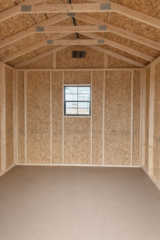 10'x12' Economy Ranch Gable Wood Shed