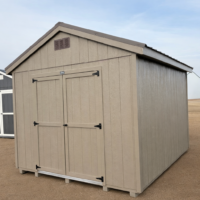 10'x12' Economy Ranch Gable Wood Shed