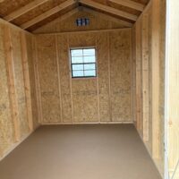 8'x12' Economy Ranch Gable Wood Shed