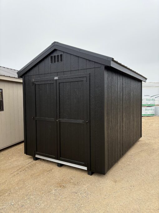 8'x12' Economy Ranch Gable Wood Shed