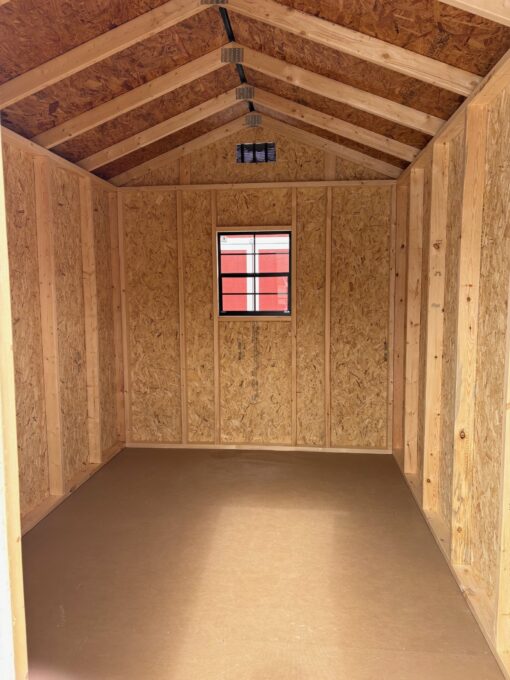 8'x12' Economy Ranch Gable Wood Shed