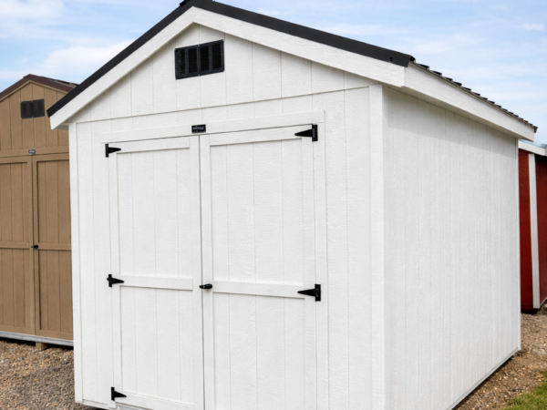 8'x12' Economy Ranch Gable Wood Shed