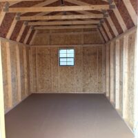 10'x16' Economy High Barn Wood Shed