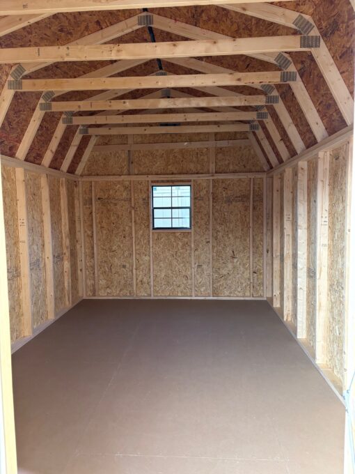 10'x16' Economy High Barn Wood Shed