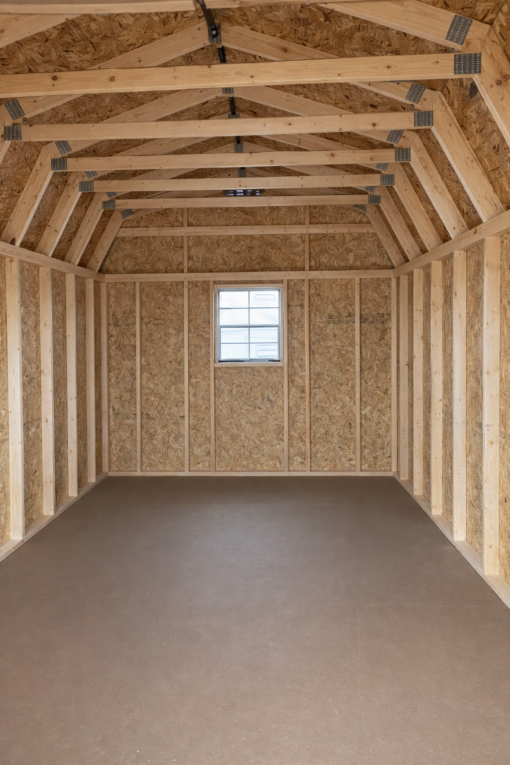 10'x16' Economy High Barn Wood Shed