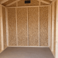 8'x10' Economy Ranch Gable Wood Shed