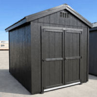 8'x10' Economy Ranch Gable Wood Shed