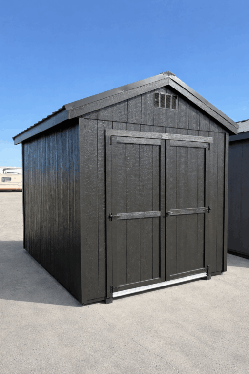 8'x10' Economy Ranch Gable Wood Shed