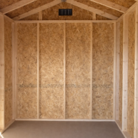 8'x10' Economy Ranch Gable Wood Shed