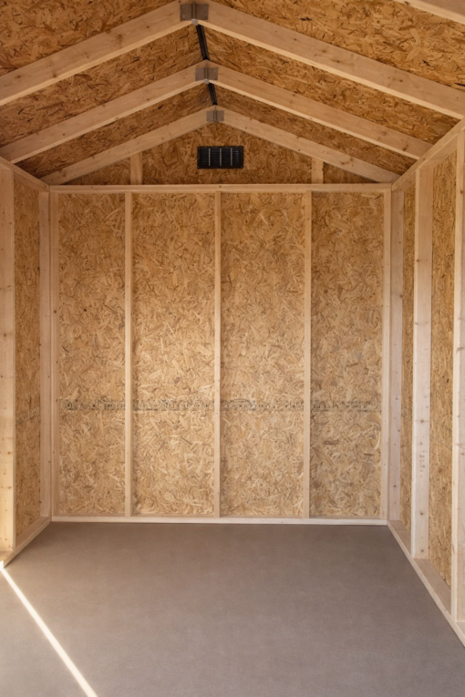 8'x10' Economy Ranch Gable Wood Shed