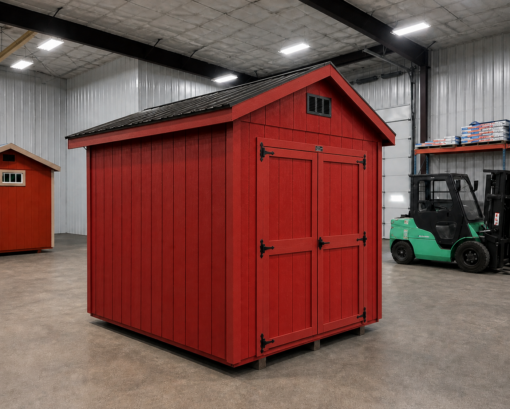 8'x10' Economy Ranch Gable Wood Shed