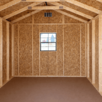 10'x12' Economy Ranch Gable Wood Shed